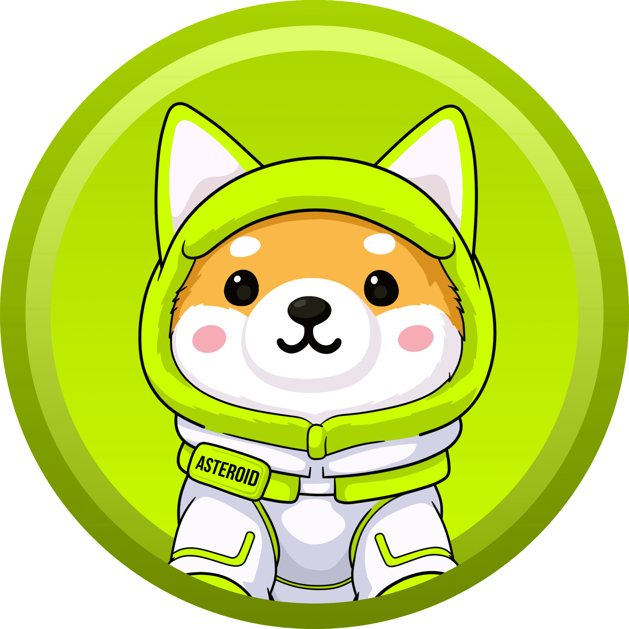 Asteroid Shiba mascot